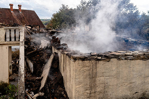 Professional Fire Damage Removal technician working in Enumclaw, WA